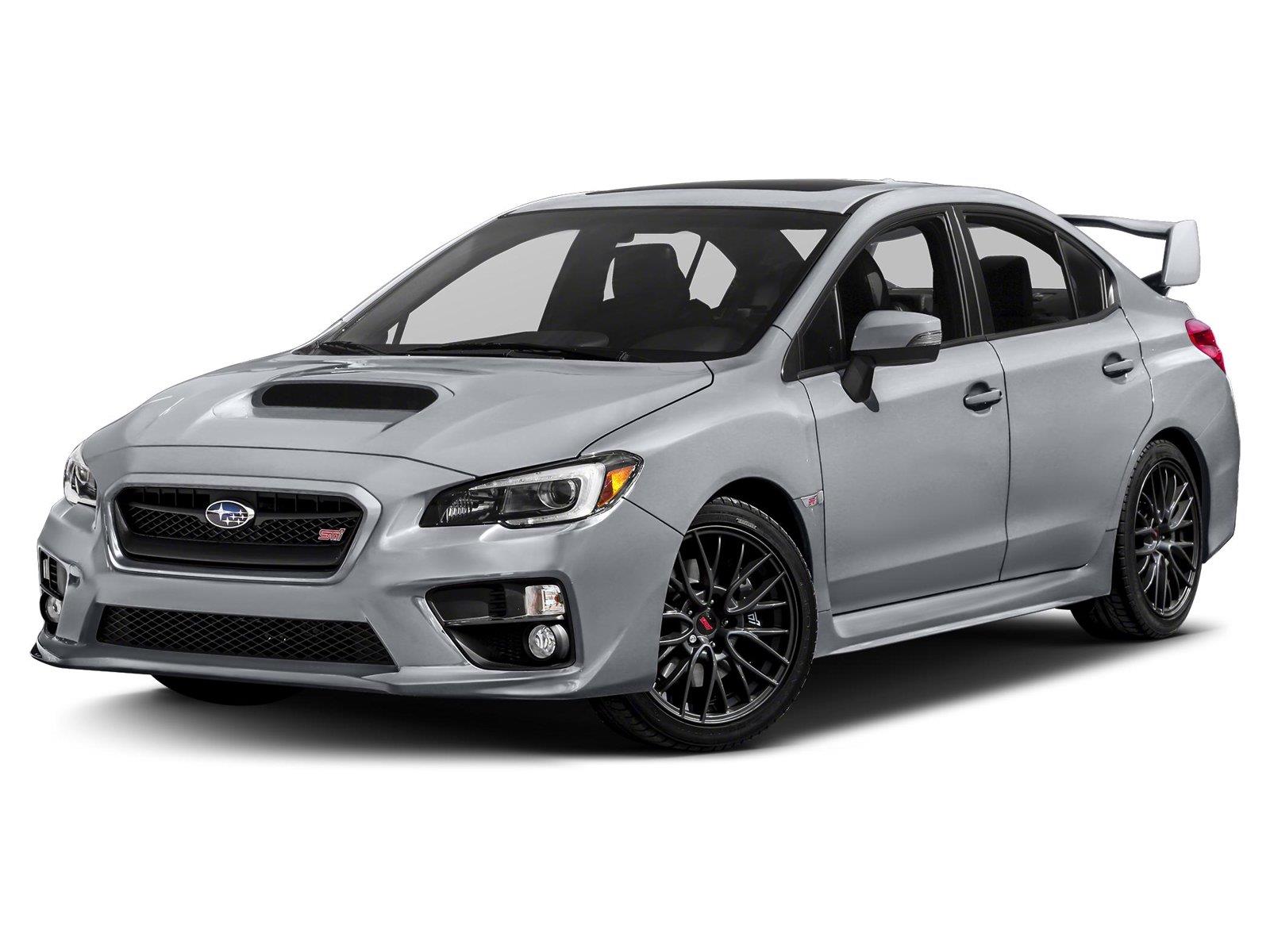 Ice Silver Metallic 2015 Subaru WRX STI Sedan All-Wheel Drive Manual