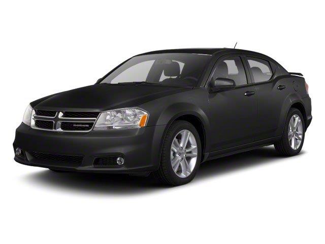 Black 2013 Dodge Avenger Sedan Front-Wheel Drive 6-Speed Automatic