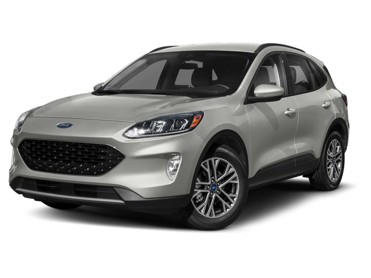Iconic Silver 2022 Ford Escape Hybrid SUV / Crossover All-Wheel Drive Continuously Variable Transmission