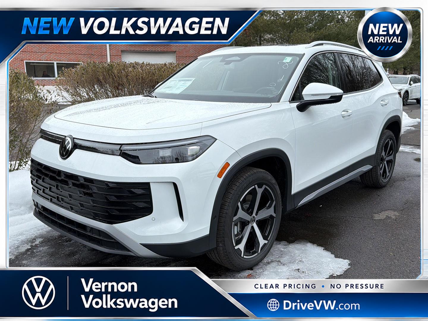 Pure White 2026 Volkswagen Tiguan SUV / Crossover All-Wheel Drive Automatic