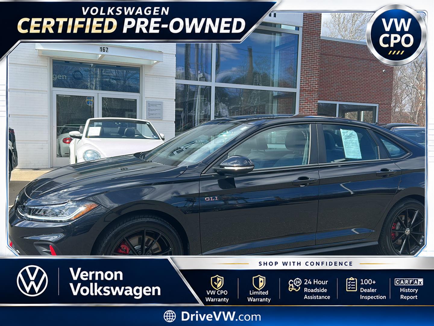 Black 2025 Volkswagen Jetta GLI Sedan Front-Wheel Drive 6-Speed Manual
