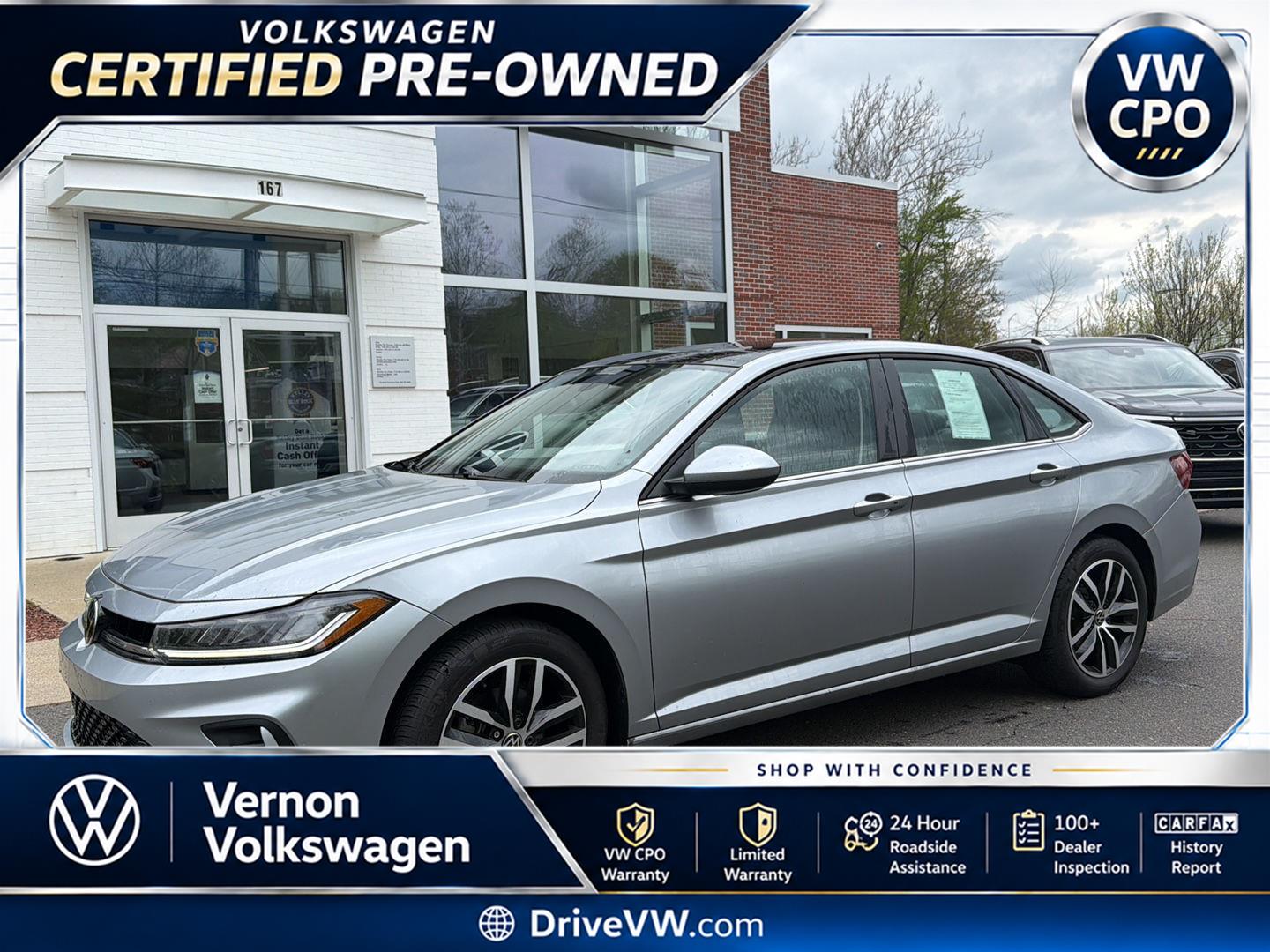 Pyrite Silver Metallic 2025 Volkswagen Jetta SE FWD Sedan Front-Wheel Drive Automatic