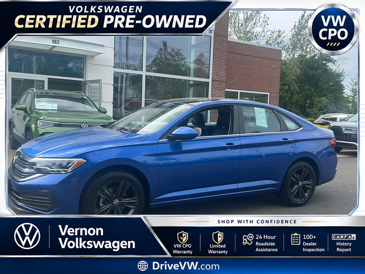Rising Blue Metallic 2023 Volkswagen Jetta Sedan Front-Wheel Drive Automatic