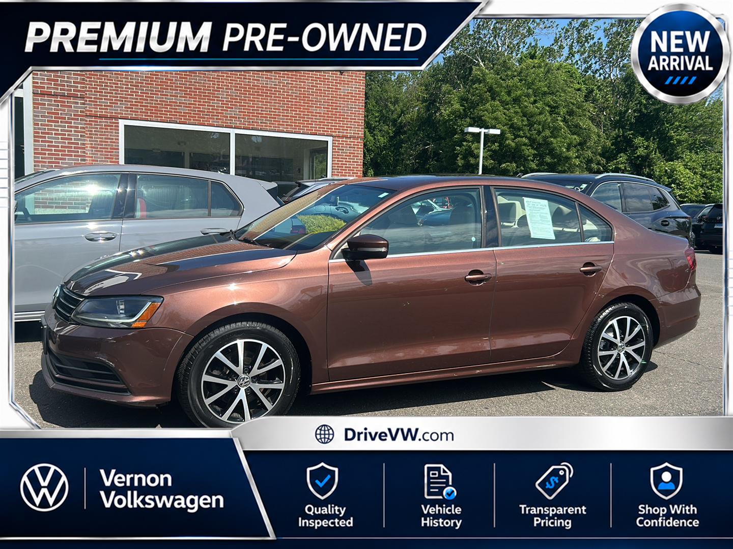 Dark Bronze Metallic 2017 Volkswagen Jetta Sedan Front-Wheel Drive Automatic