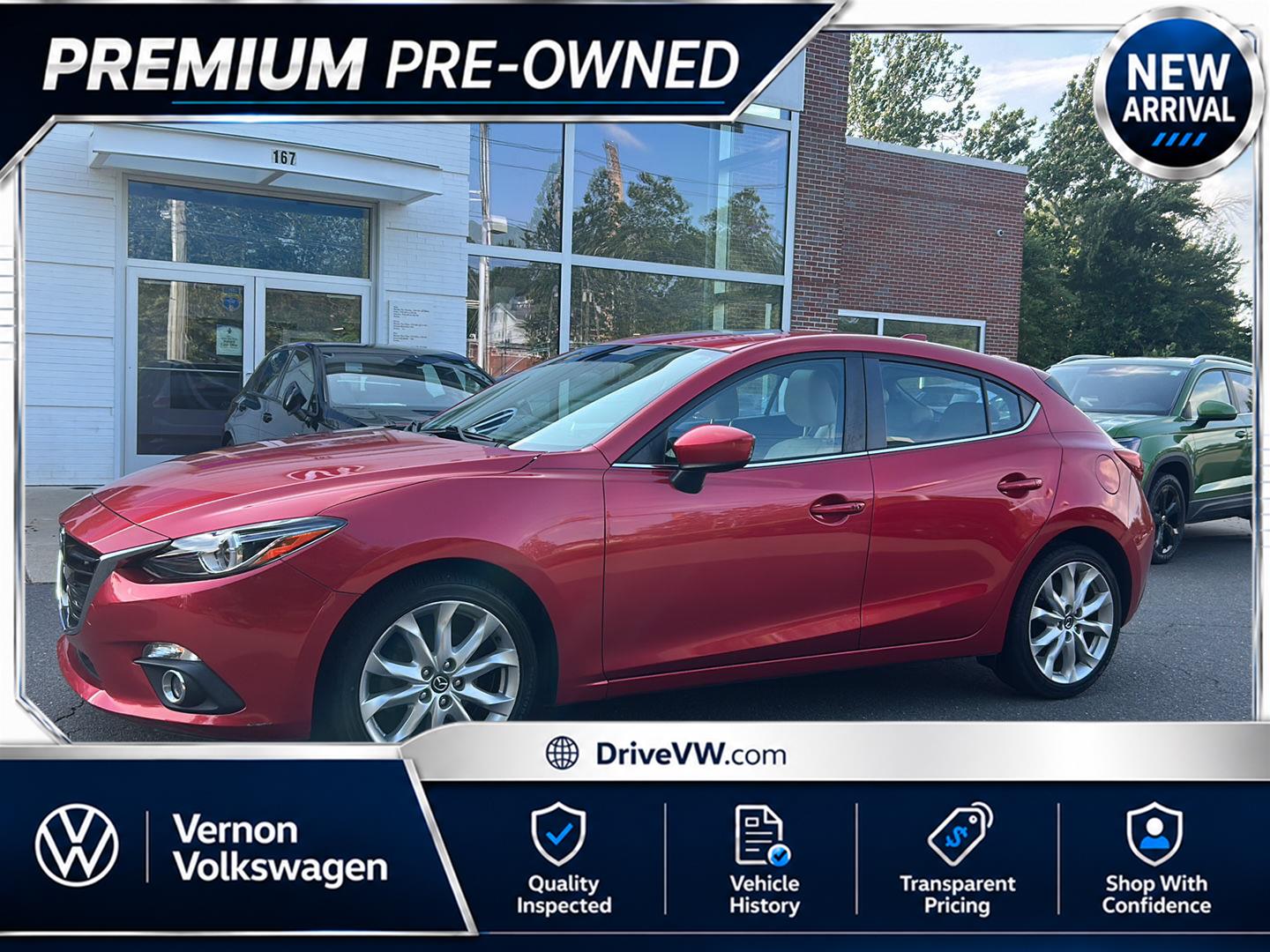 Soul Red Metallic 2014 Mazda MAZDA3 Hatchback Front-Wheel Drive Automatic