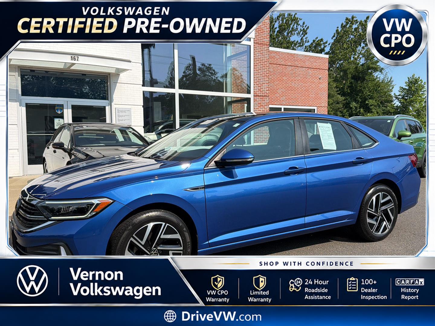 Rising Blue Metallic 2024 Volkswagen Jetta Sedan Front-Wheel Drive Automatic