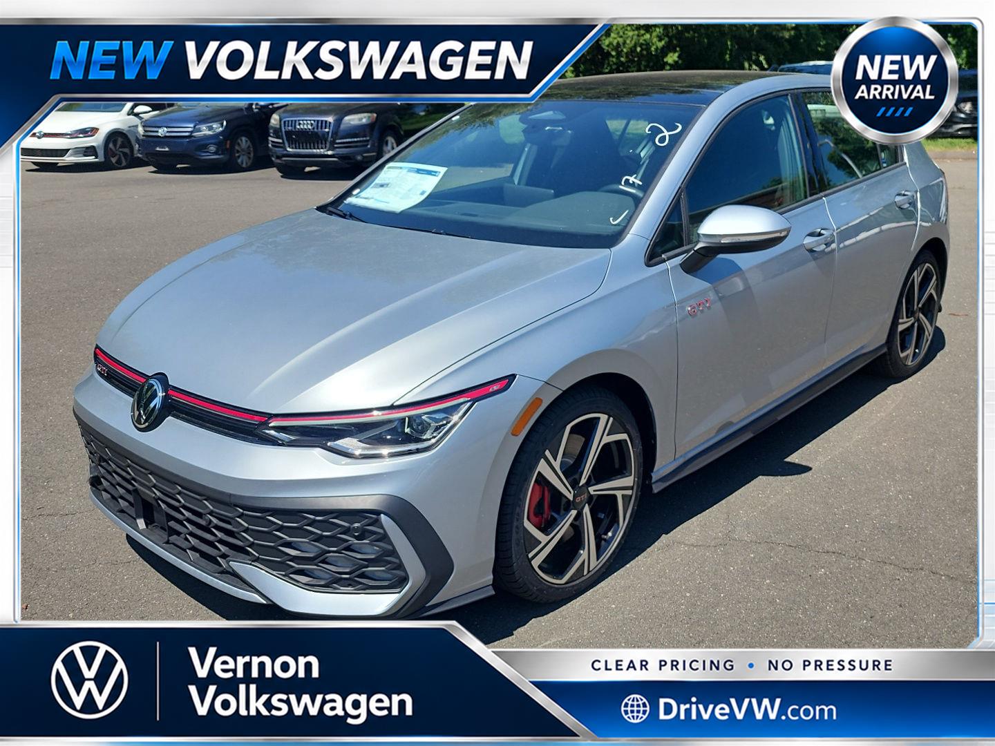 Alpine Silver Metallic 2026 Volkswagen Golf GTI Hatchback Front-Wheel Drive Automatic