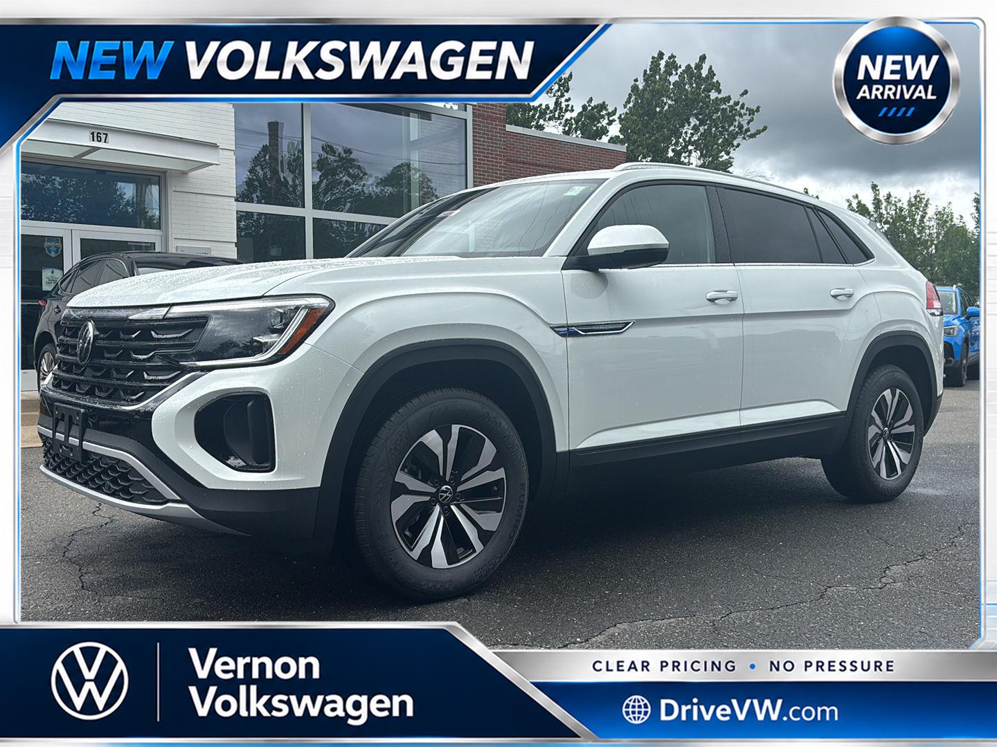 Opal White Pearl 2026 Volkswagen Atlas Cross Sport SUV / Crossover All-Wheel Drive Automatic