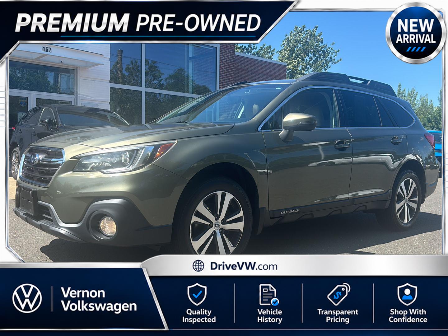 Wilderness Green Metallic 2019 Subaru Outback Wagon All-Wheel Drive Continuously Variable Transmission