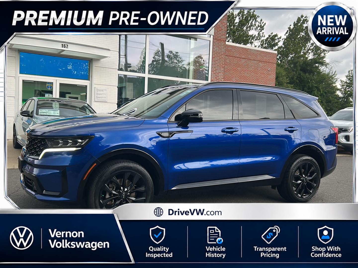 Sapphire Blue 2023 Kia Sorento SUV / Crossover All-Wheel Drive Automatic
