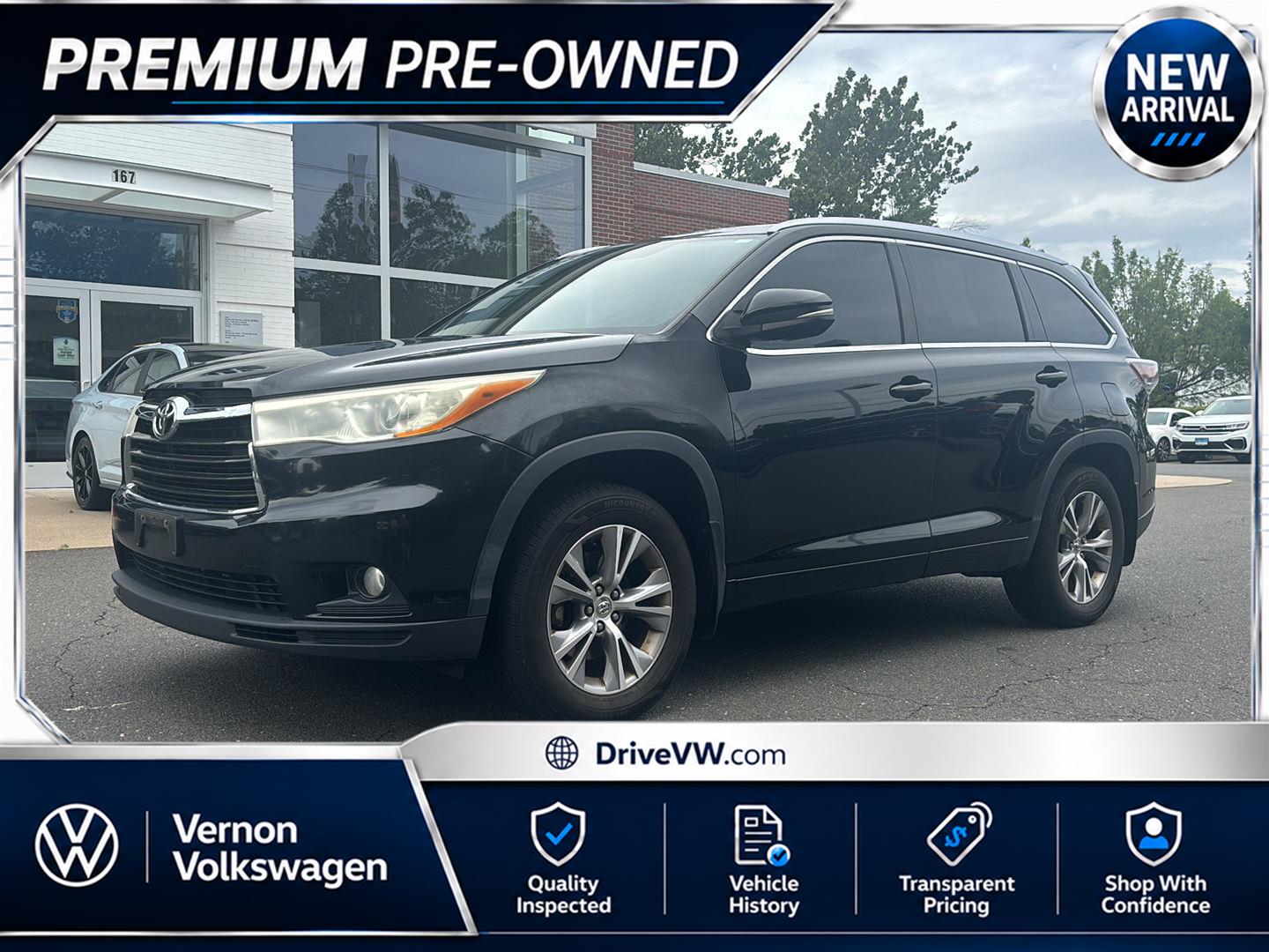 Attitude Black Metallic 2014 Toyota Highlander SUV / Crossover All-Wheel Drive Automatic