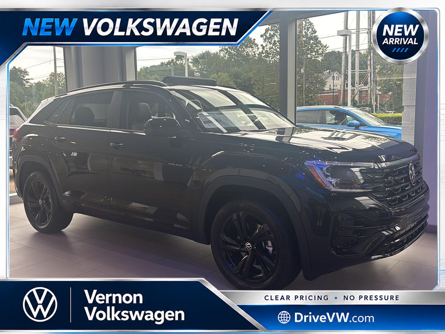 Deep Black Pearl 2026 Volkswagen Atlas Cross Sport SUV / Crossover All-Wheel Drive Automatic