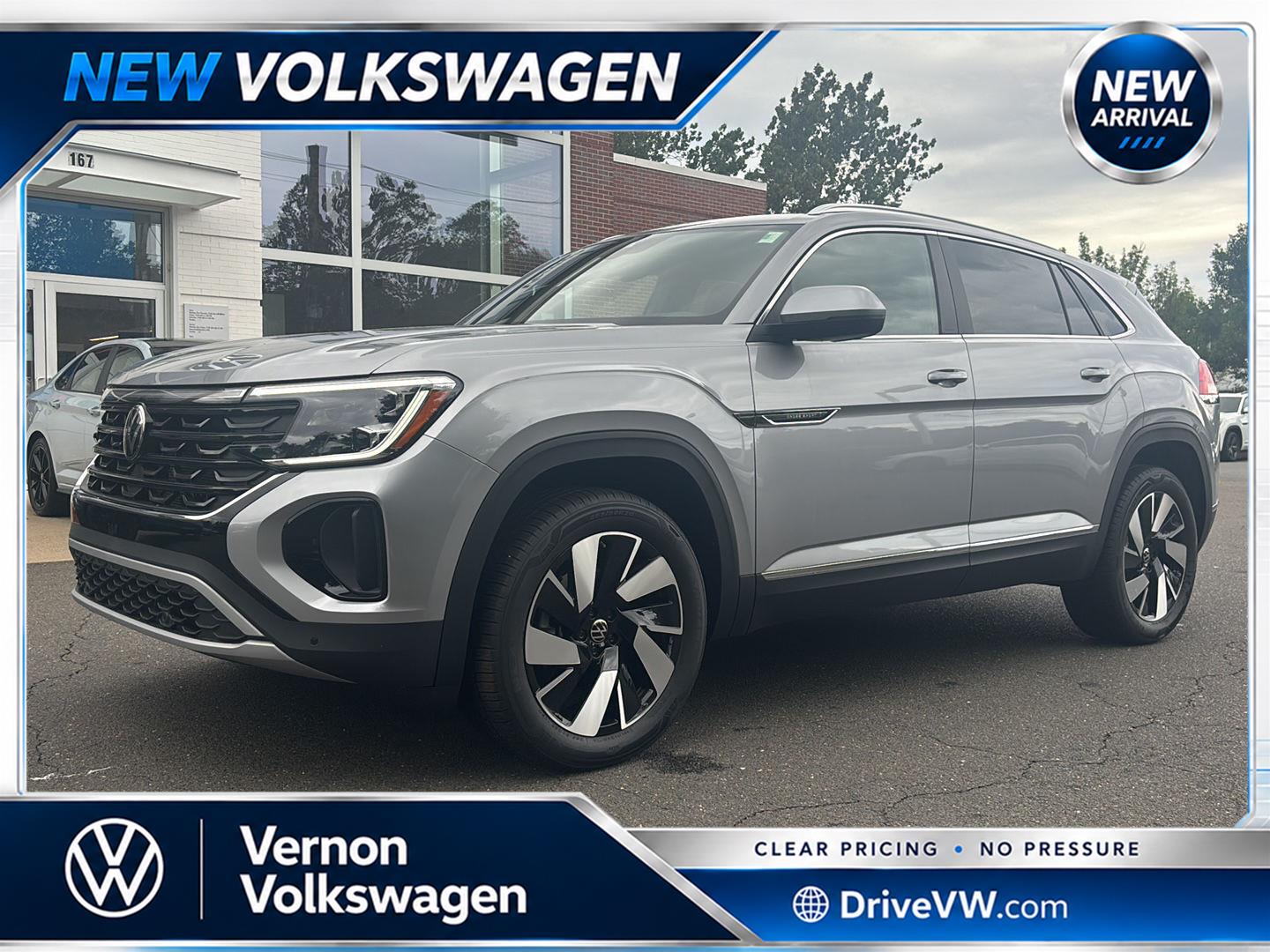 Silver Mist Metallic 2026 Volkswagen Atlas Cross Sport SUV / Crossover All-Wheel Drive Automatic