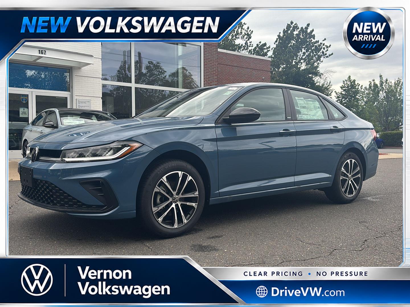 Monterey Blue Pearl 2026 Volkswagen Jetta Sedan Front-Wheel Drive Automatic