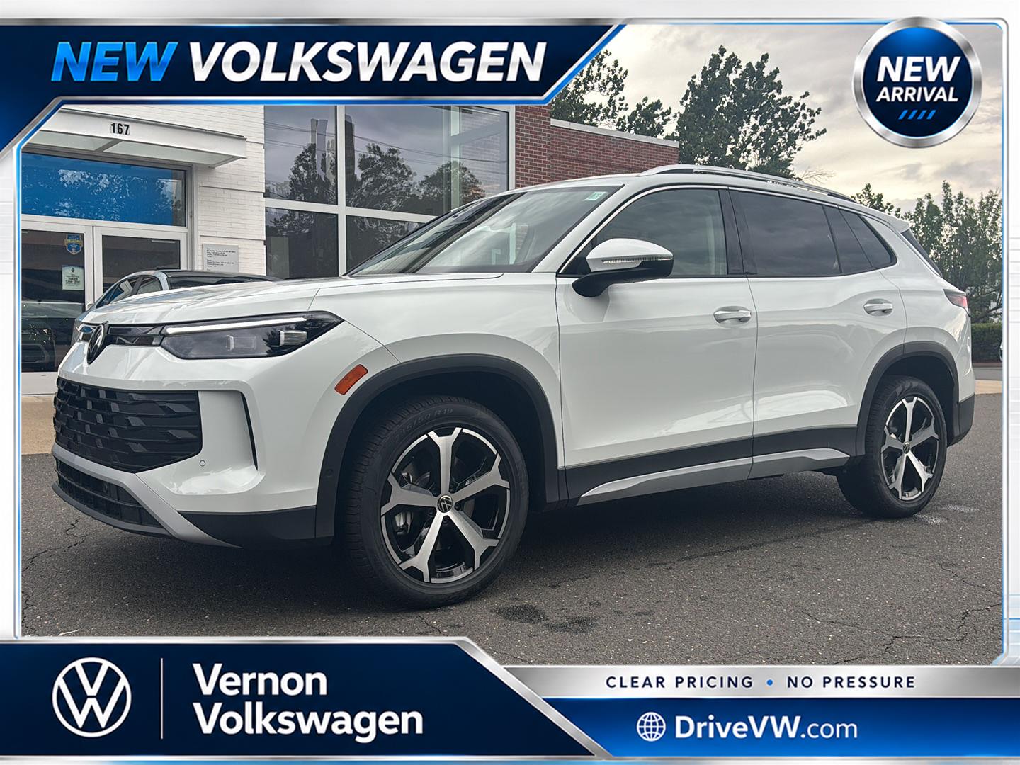 Pure White 2026 Volkswagen Tiguan SUV / Crossover All-Wheel Drive Automatic