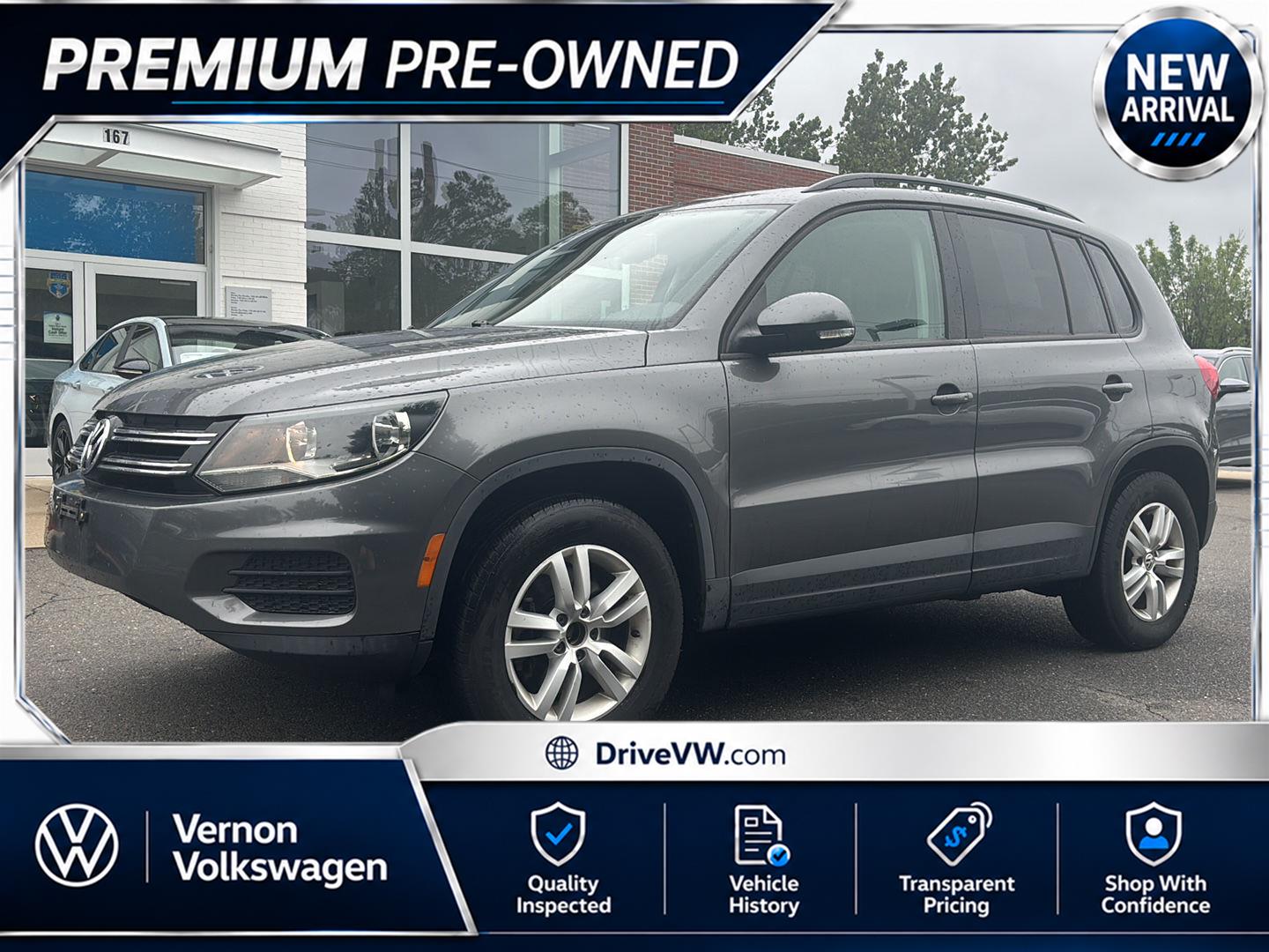 Pepper Gray Metallic 2016 Volkswagen Tiguan SUV / Crossover Front-Wheel Drive Automatic