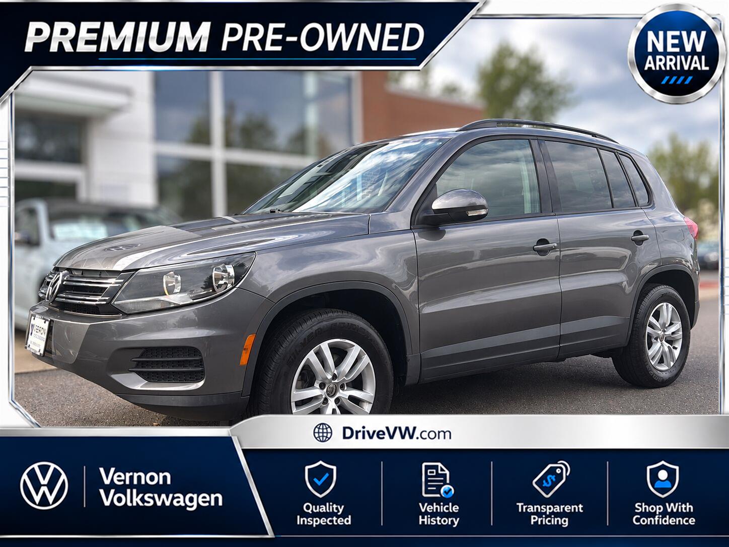 Pepper Gray Metallic 2016 Volkswagen Tiguan SUV / Crossover Front-Wheel Drive Automatic