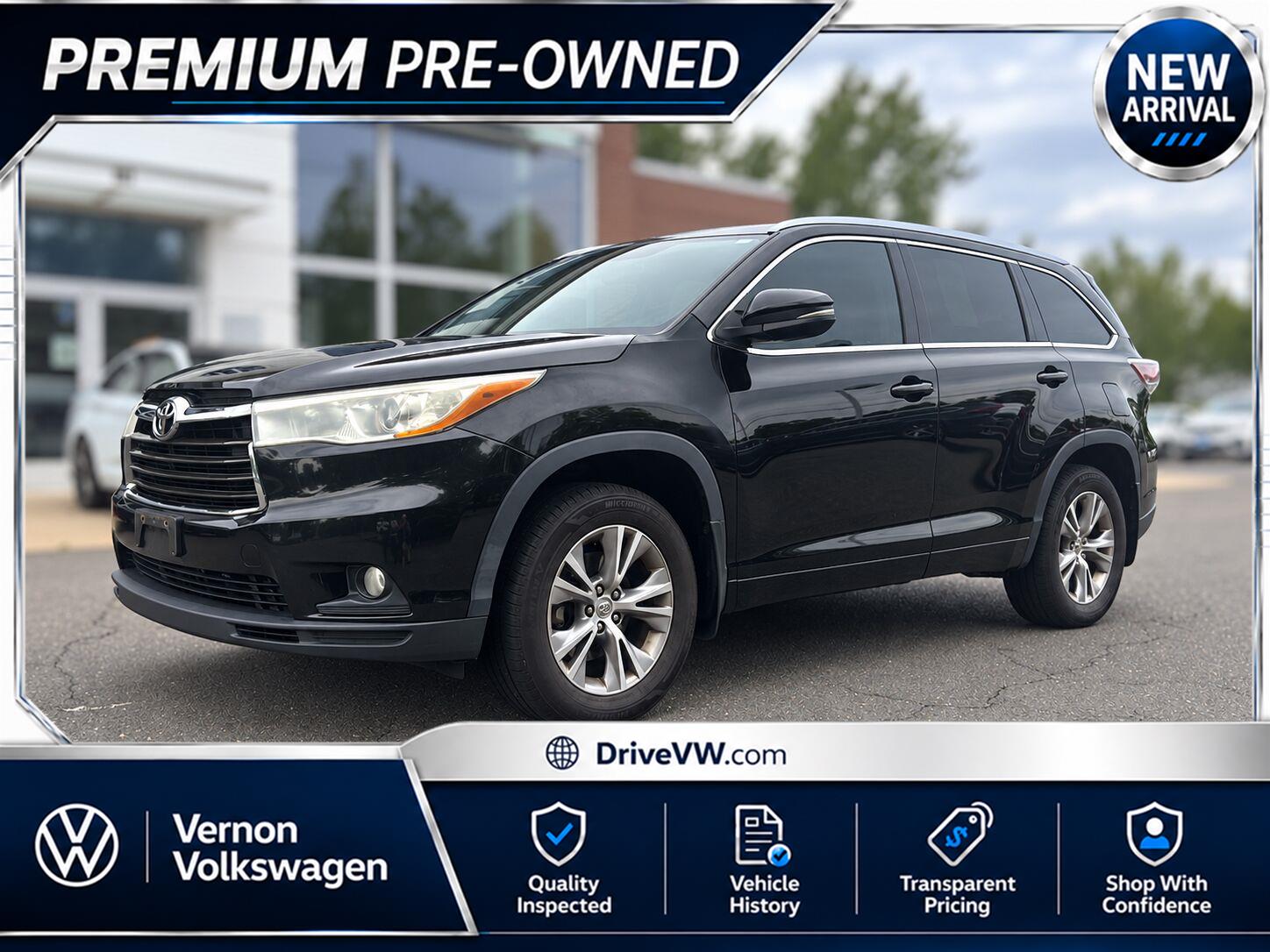Attitude Black Metallic 2014 Toyota Highlander SUV / Crossover All-Wheel Drive Automatic