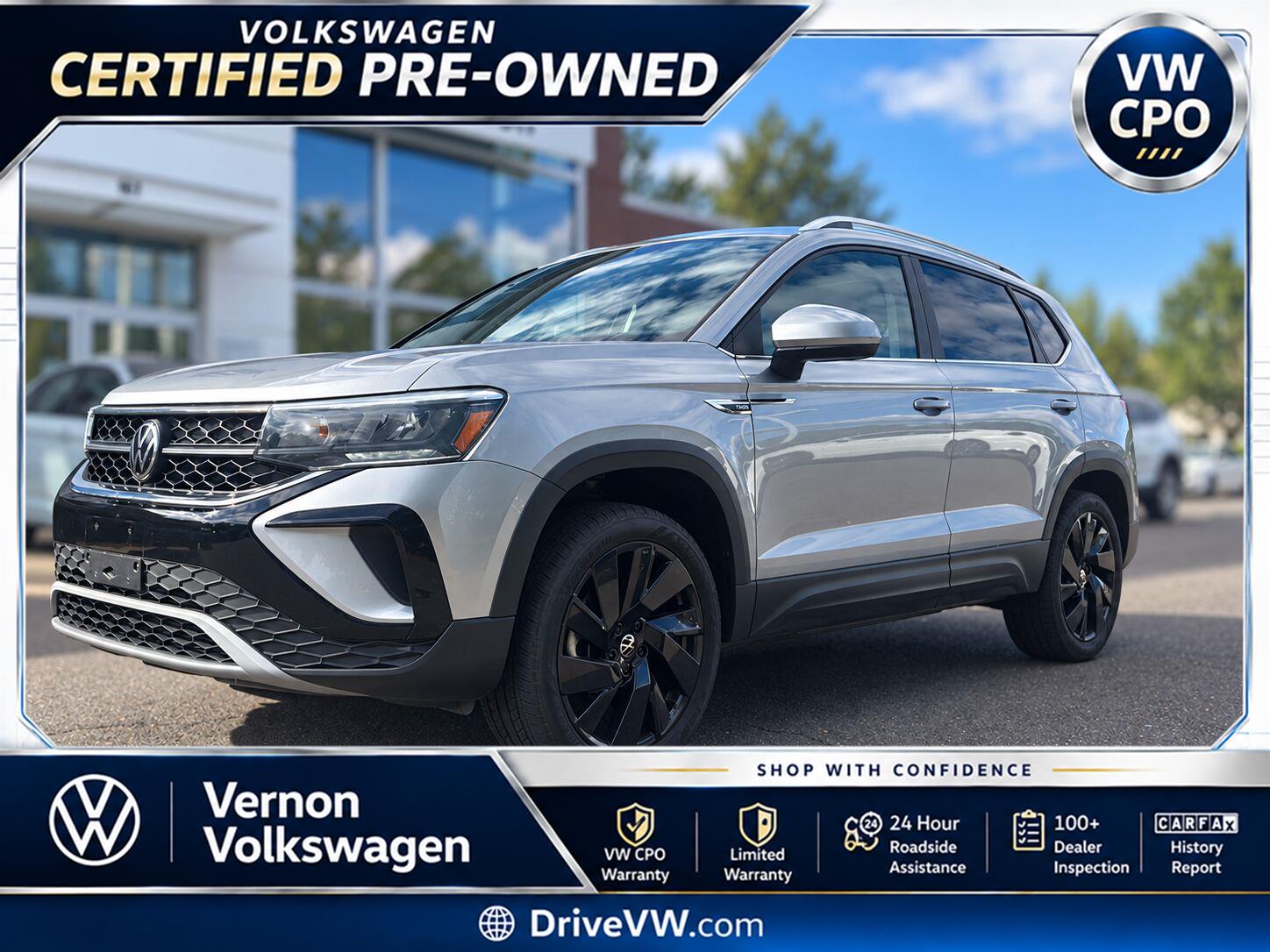 Pyrite Silver Metallic 2023 Volkswagen Taos SUV / Crossover All-Wheel Drive Automatic