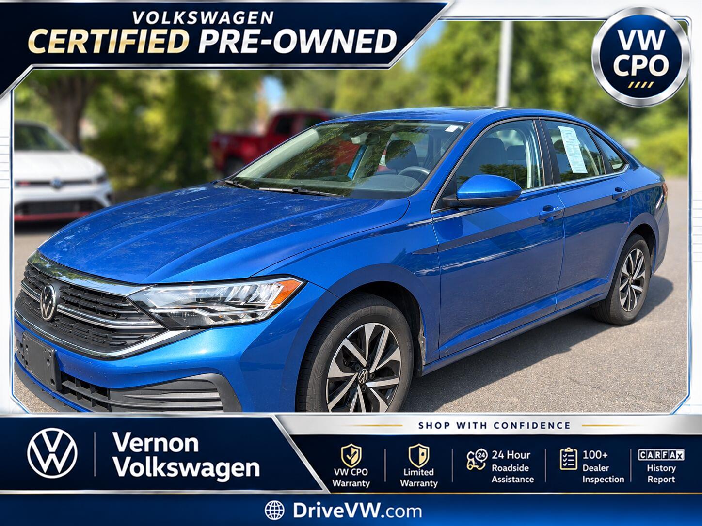 Rising Blue Metallic 2024 Volkswagen Jetta Sedan Front-Wheel Drive Automatic