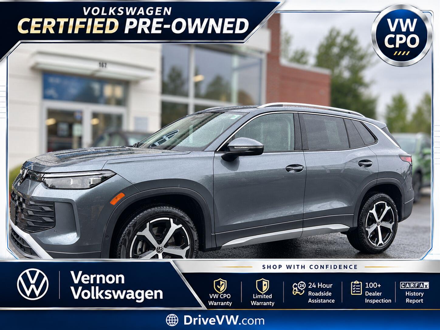 Platinum Gray Metallic 2025 Volkswagen Tiguan SUV / Crossover All-Wheel Drive Automatic