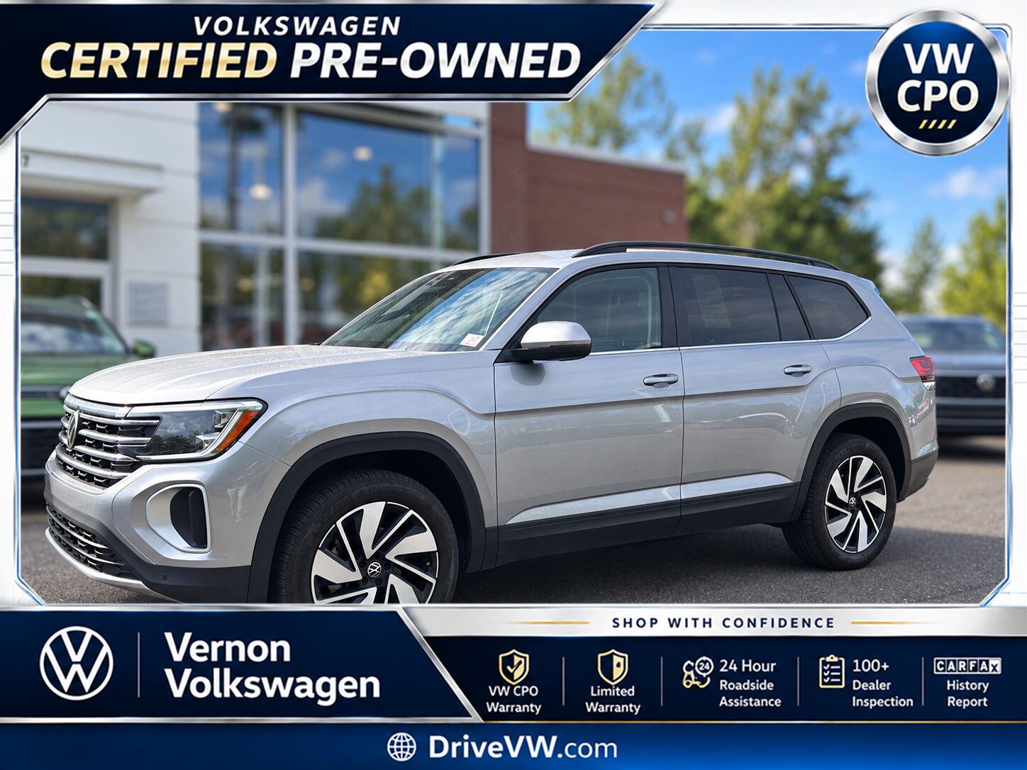 Silver Mist Metallic 2026 Volkswagen Atlas SUV / Crossover All-Wheel Drive Automatic