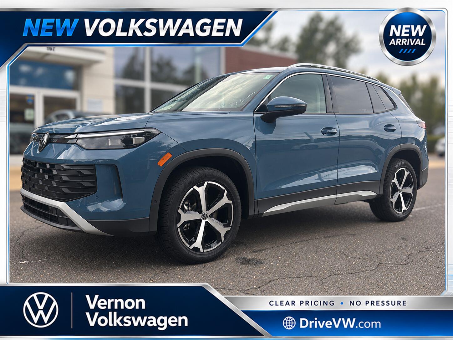 Monterey Blue Pearl 2026 Volkswagen Tiguan SUV / Crossover All-Wheel Drive Automatic