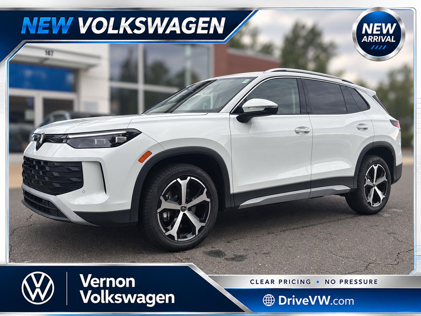 Pure White 2026 Volkswagen Tiguan SUV / Crossover All-Wheel Drive Automatic