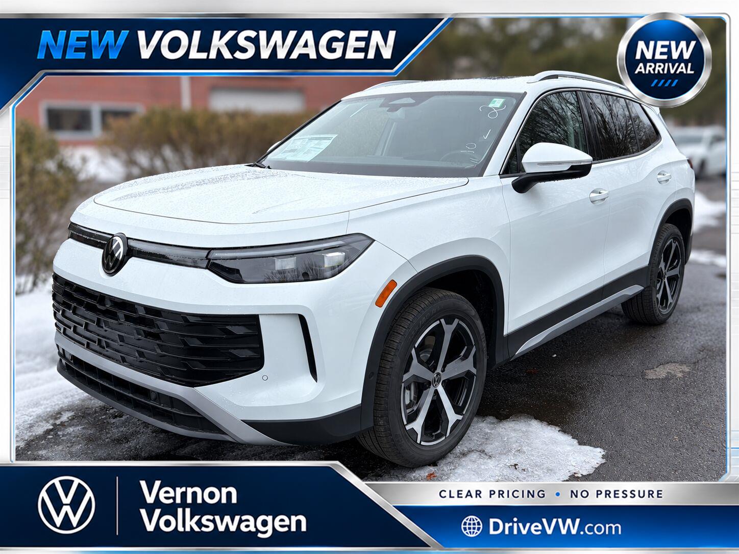 Pure White 2026 Volkswagen Tiguan SUV / Crossover All-Wheel Drive Automatic