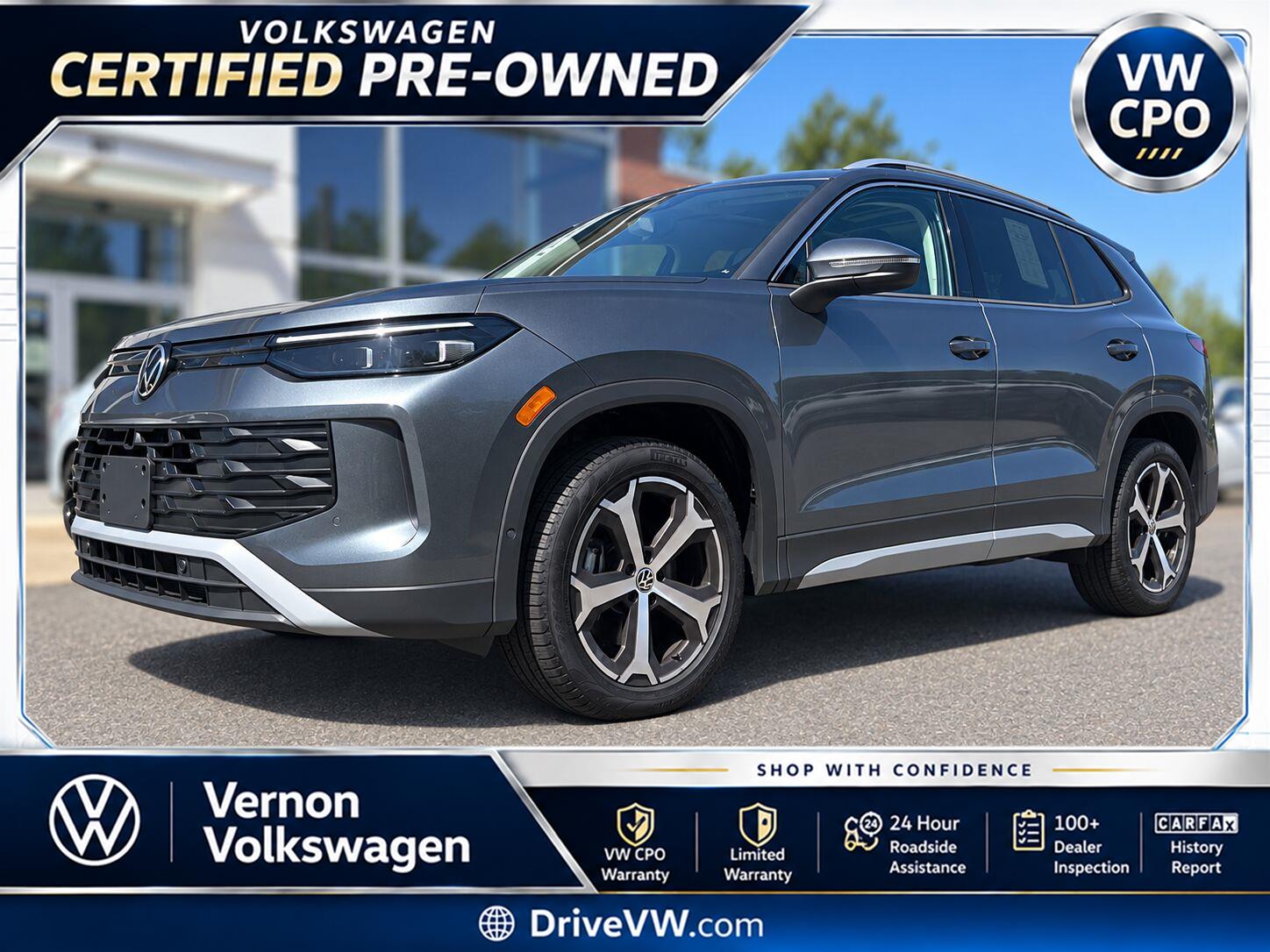 Platinum Gray Metallic 2025 Volkswagen Tiguan SUV / Crossover All-Wheel Drive Automatic