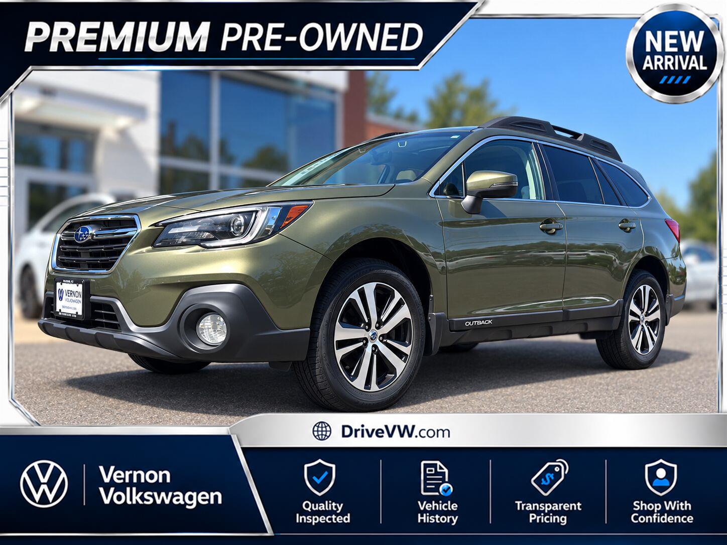 Wilderness Green Metallic 2019 Subaru Outback Wagon All-Wheel Drive Continuously Variable Transmission