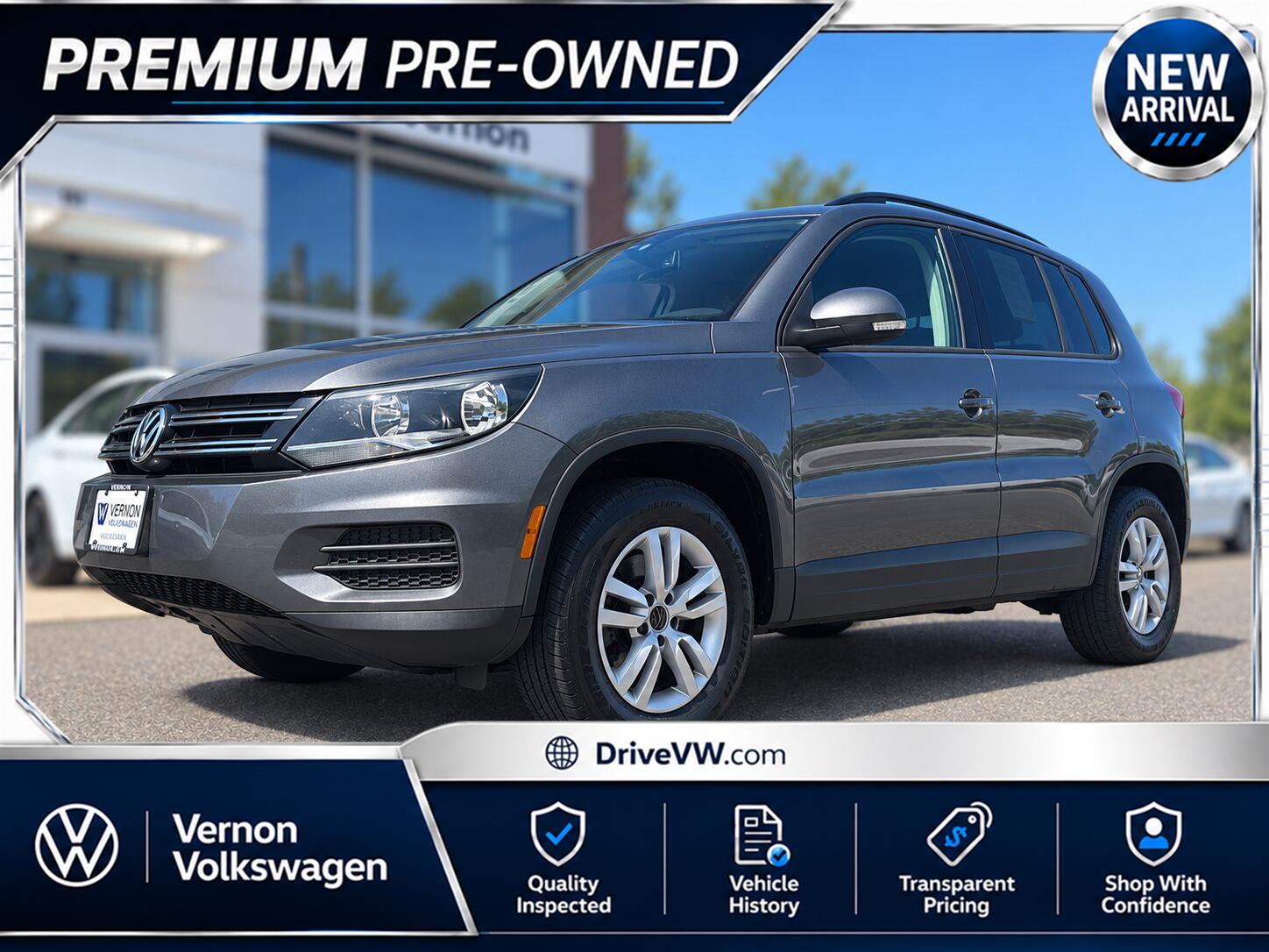Pepper Gray Metallic 2016 Volkswagen Tiguan SUV / Crossover Front-Wheel Drive Automatic