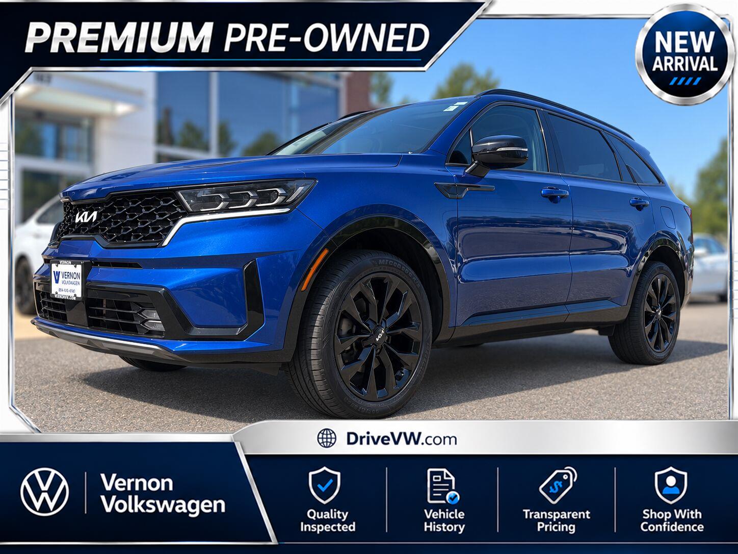 Sapphire Blue 2023 Kia Sorento SUV / Crossover All-Wheel Drive Automatic