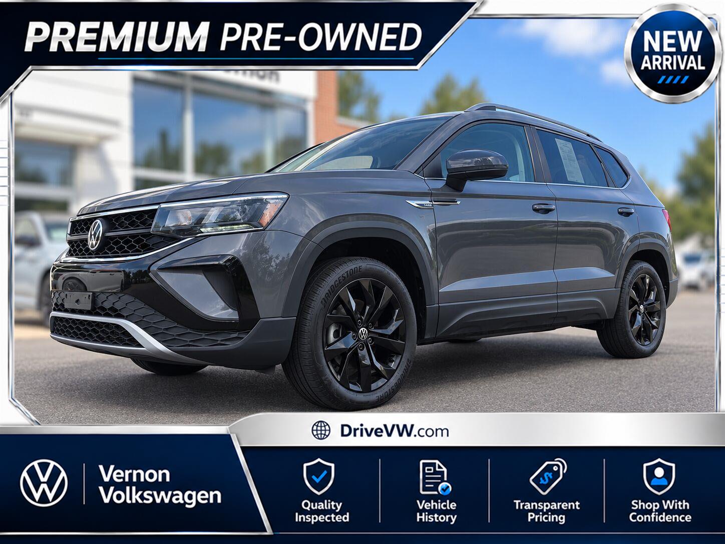 Pure Gray 2023 Volkswagen Taos SUV / Crossover All-Wheel Drive Automatic