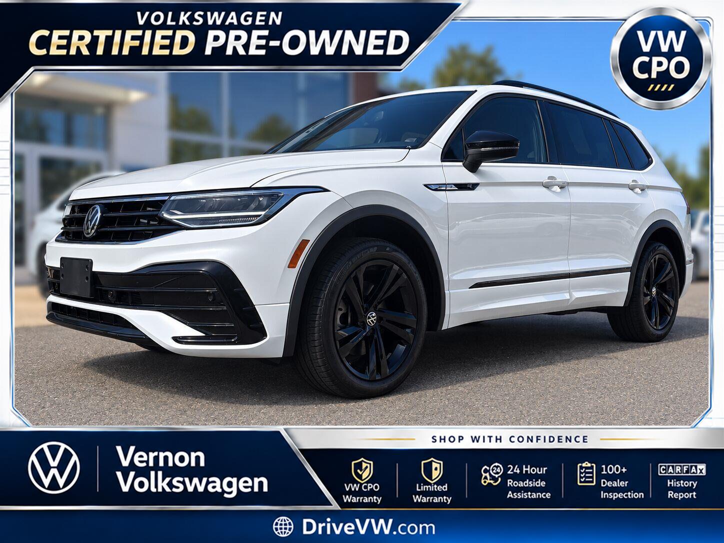 Opal White Pearl 2024 Volkswagen Tiguan SUV / Crossover All-Wheel Drive Automatic