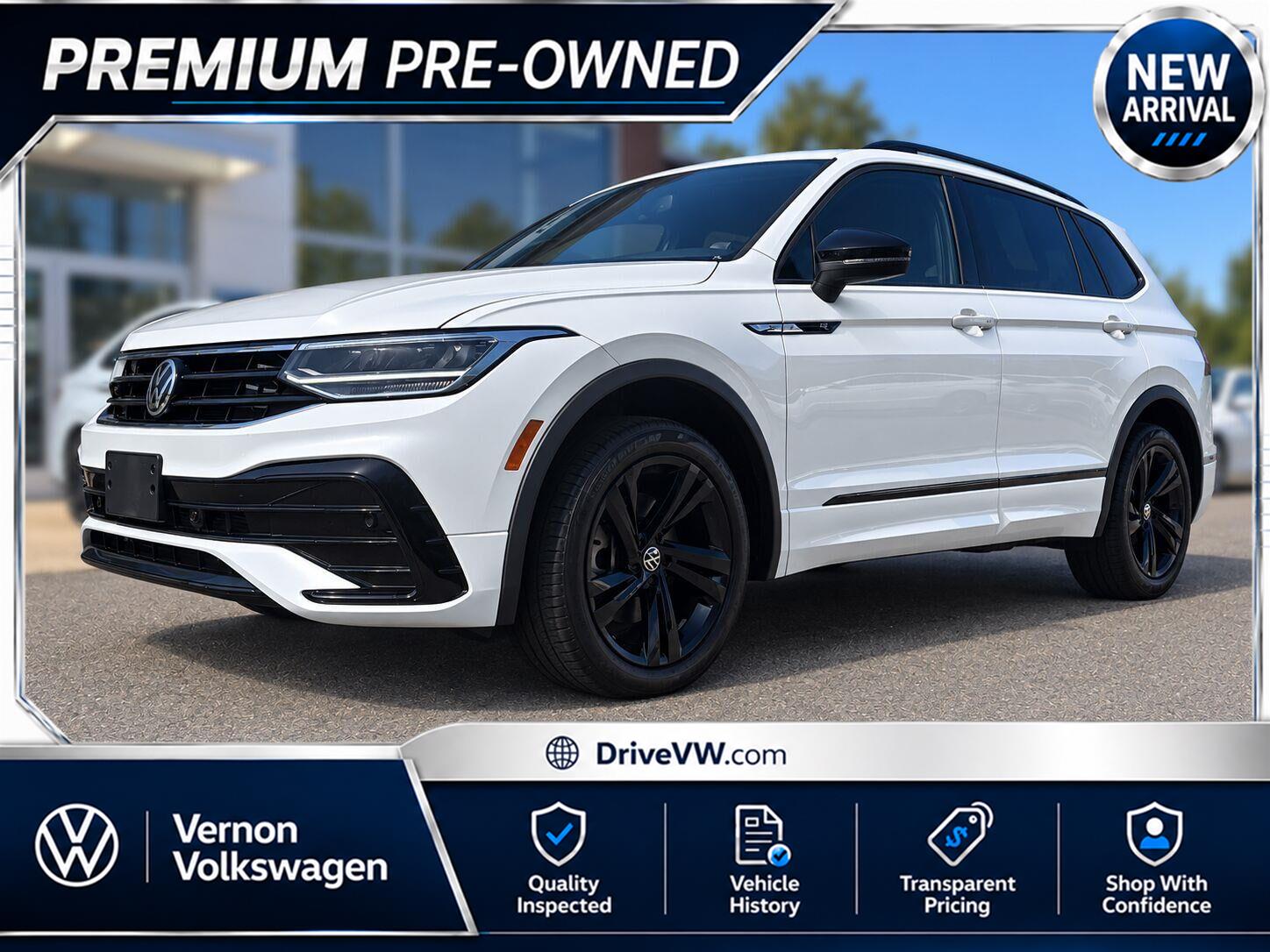 Opal White Pearl 2024 Volkswagen Tiguan SUV / Crossover All-Wheel Drive Automatic