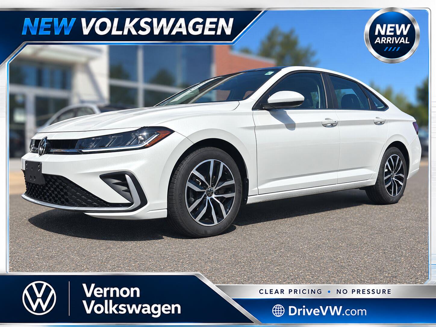 Opal White Pearl 2026 Volkswagen Jetta Sedan Front-Wheel Drive Automatic