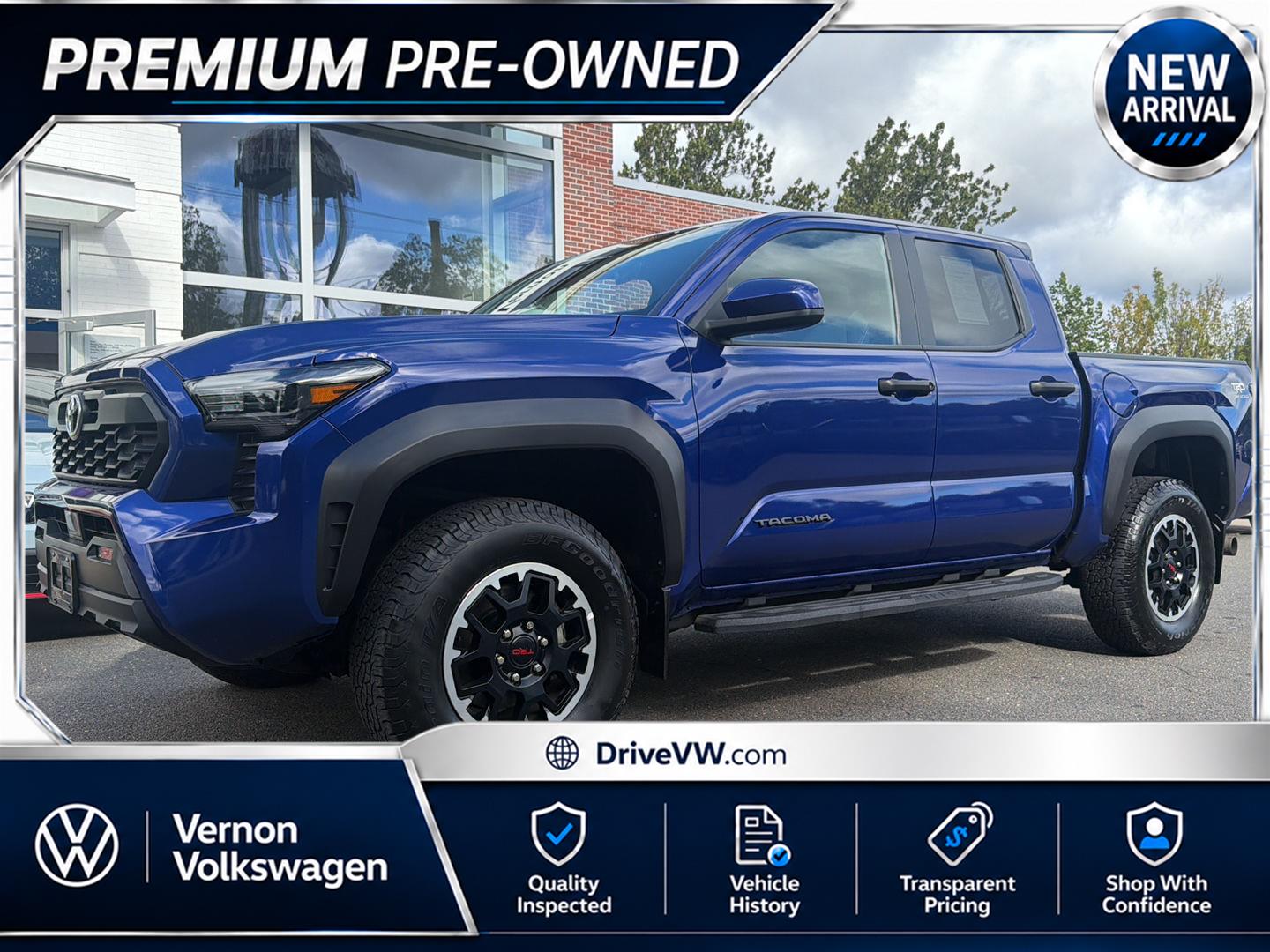 Blue Crush Metallic 2024 Toyota Tacoma Pickup Truck Four-Wheel Drive Automatic