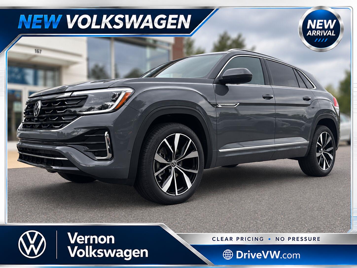Pure Gray 2026 Volkswagen Atlas Cross Sport SUV / Crossover All-Wheel Drive Automatic