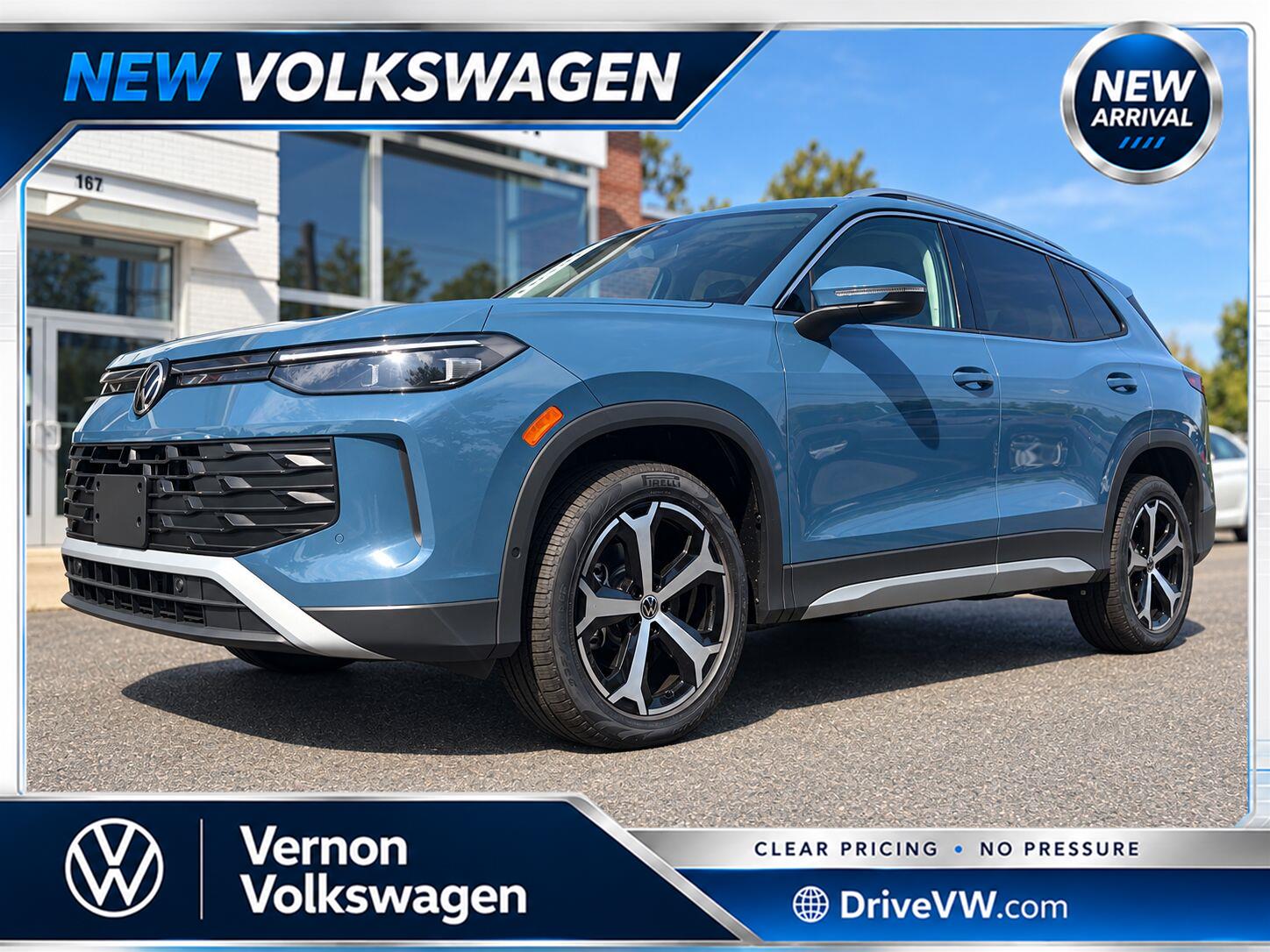 Monterey Blue Pearl 2026 Volkswagen Tiguan SUV / Crossover All-Wheel Drive Automatic