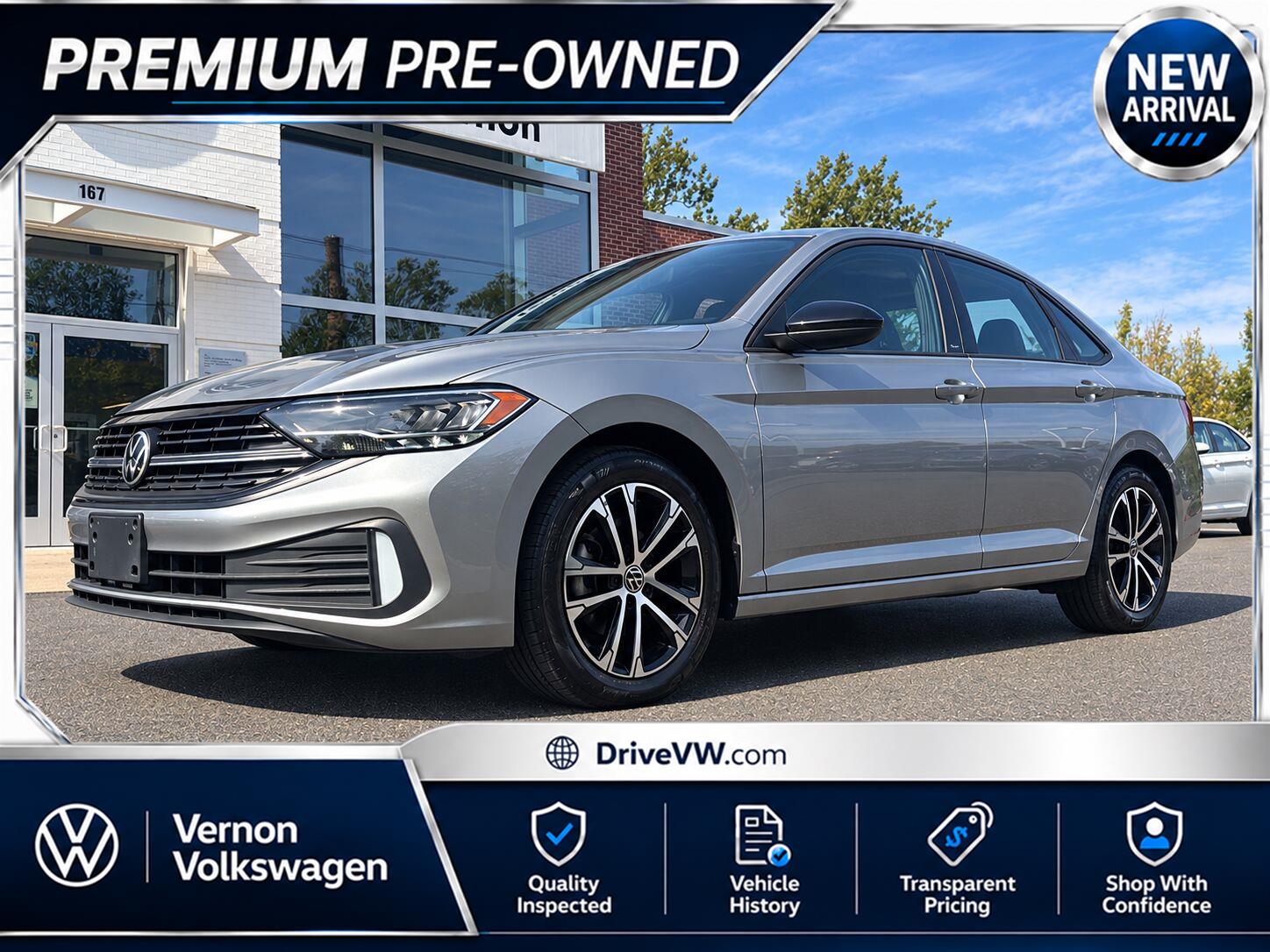 Pyrite Silver Metallic 2023 Volkswagen Jetta Sedan Front-Wheel Drive Automatic