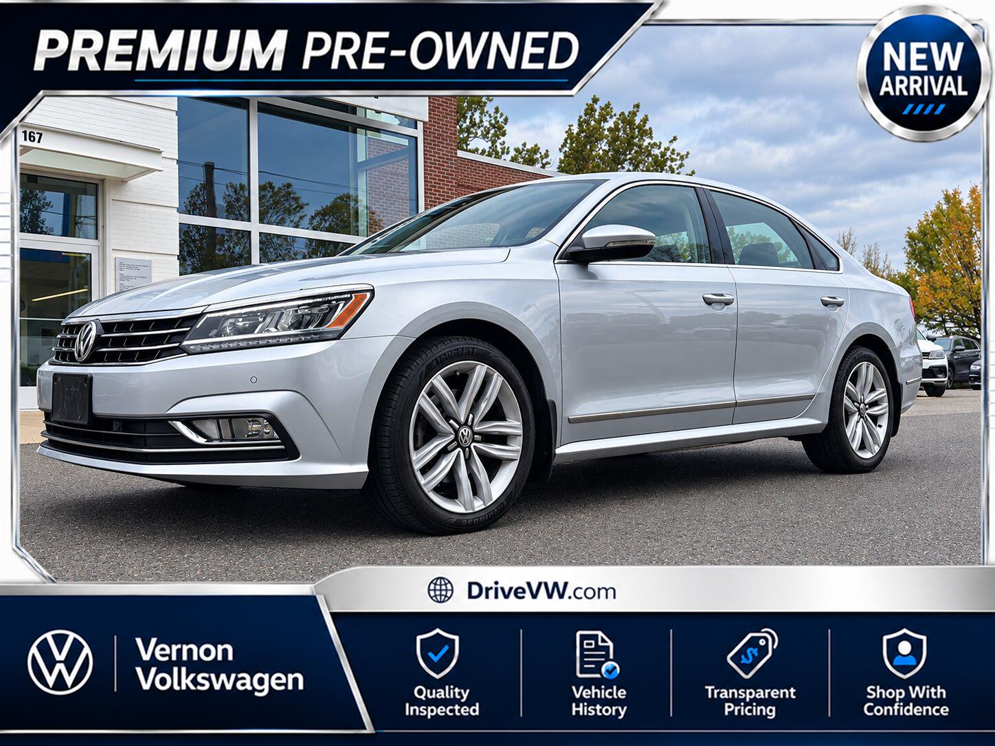 Reflex Silver Metallic 2017 Volkswagen Passat Sedan Front-Wheel Drive Automatic