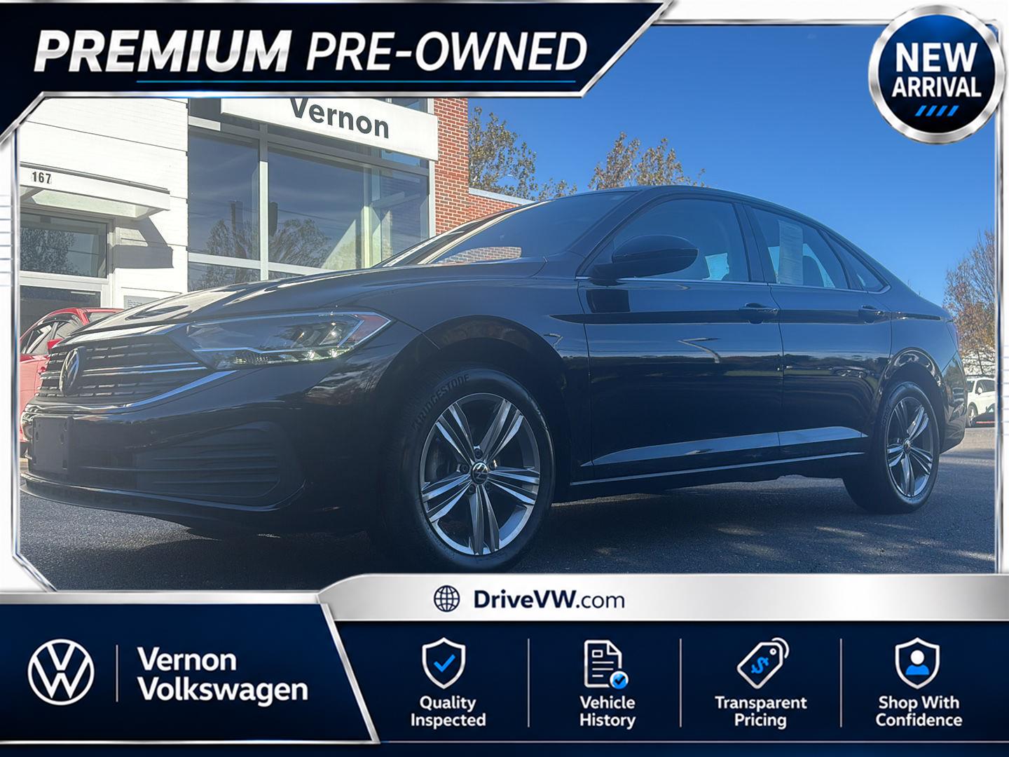 Deep Black Pearl 2023 Volkswagen Jetta Sedan Front-Wheel Drive Automatic