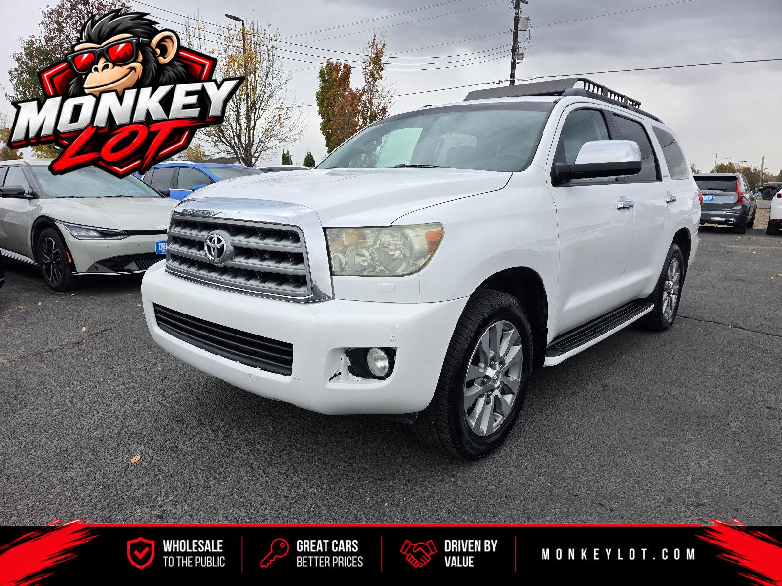 Super White 2010 Toyota Sequoia SUV / Crossover Four-Wheel Drive Automatic