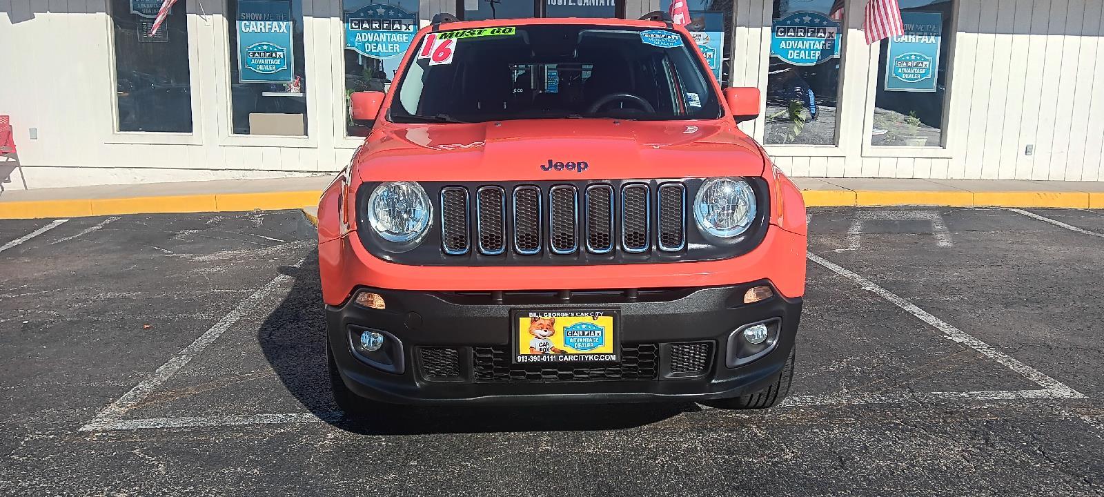 Used 2016 Jeep Renegade Latitude with VIN ZACCJBBT6GPD26094 for sale in Kansas City