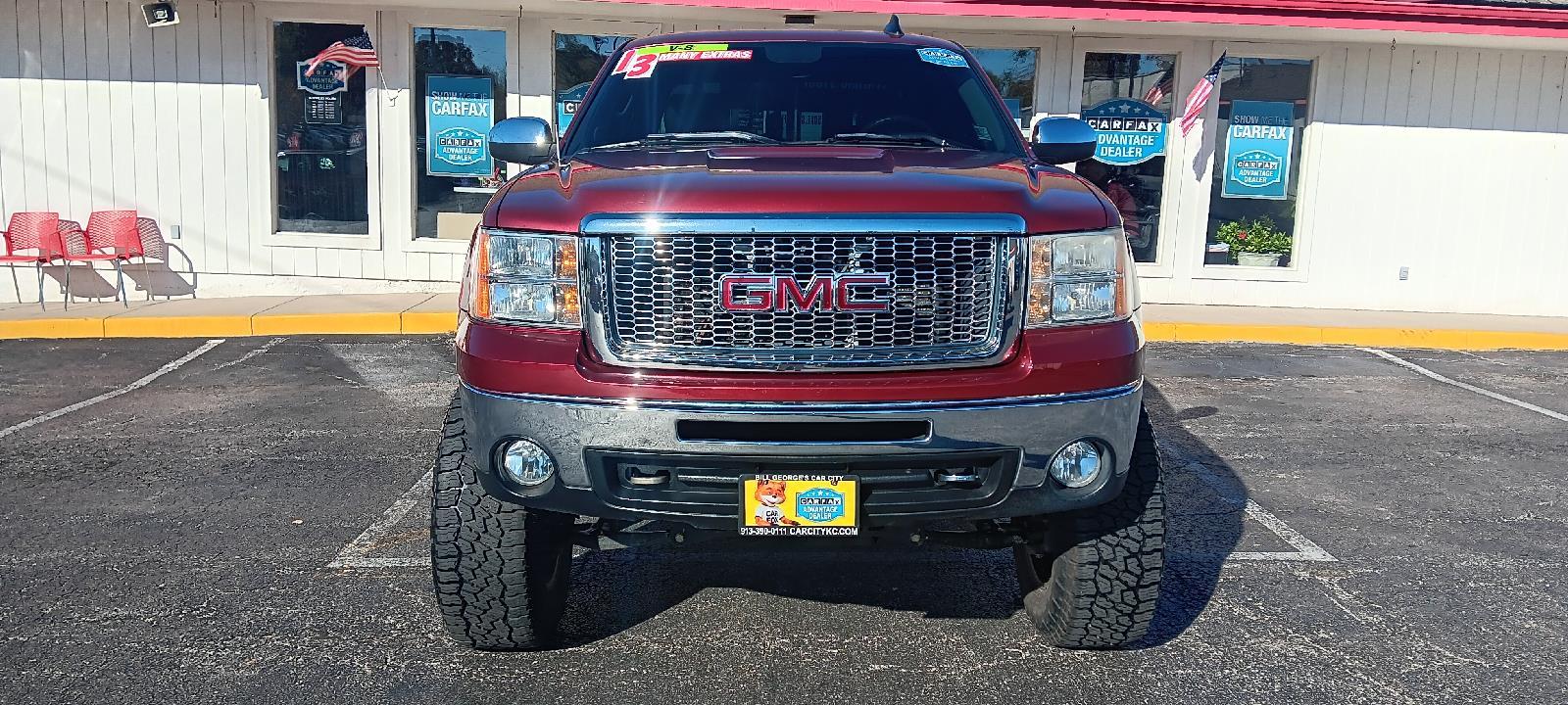 Used 2013 GMC Sierra 1500 SLT with VIN 3GTP2WE78DG285226 for sale in Kansas City