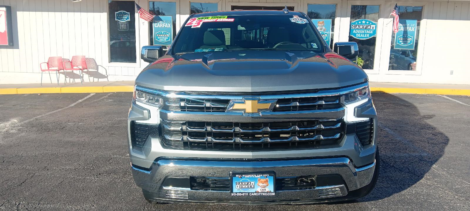 Used 2023 Chevrolet Silverado 1500 LTZ with VIN 2GCUDGED0P1123175 for sale in Kansas City