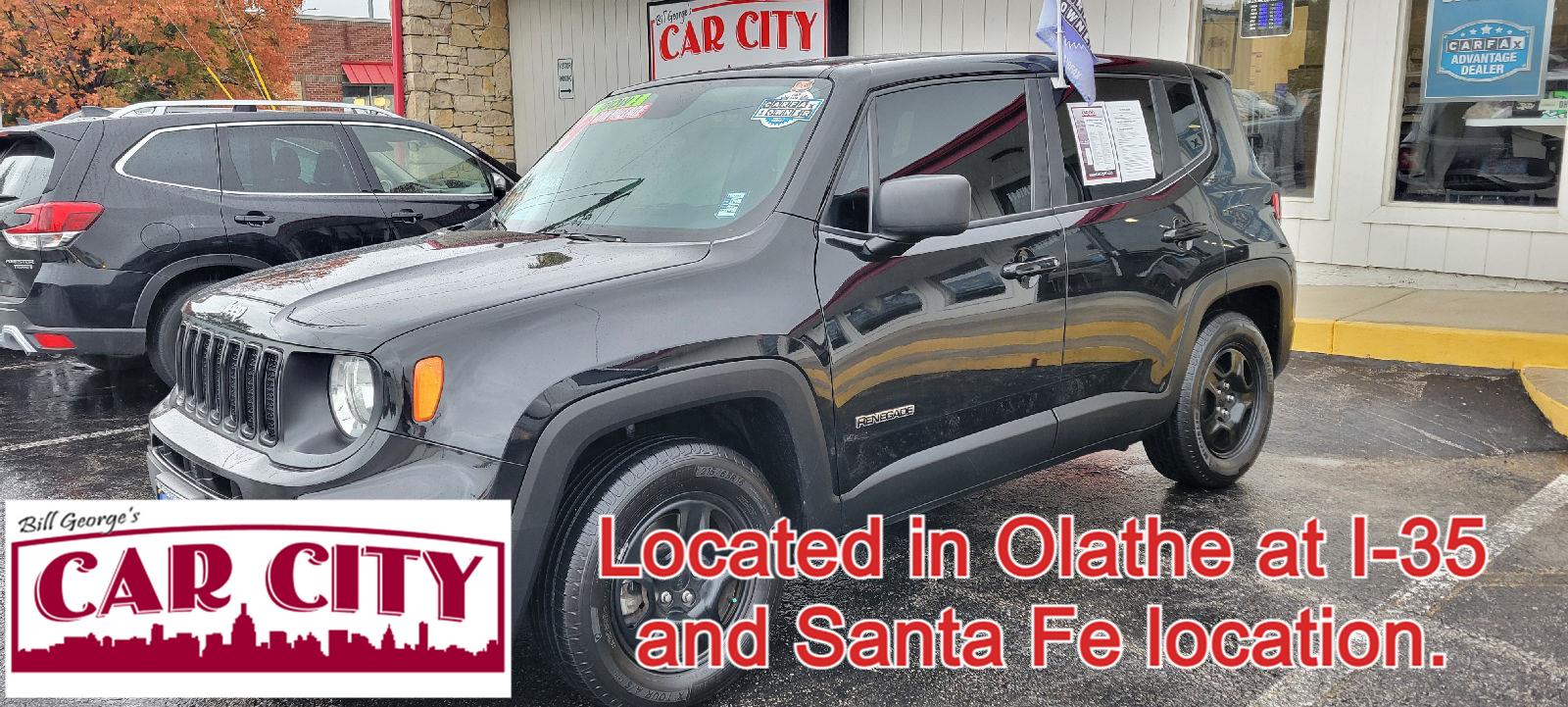 Black Clearcoat 2019 Jeep Renegade SUV / Crossover Front-Wheel Drive Automatic
