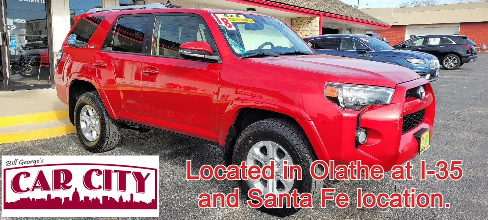 Barcelona Red Metallic 2018 Toyota 4Runner SUV / Crossover Four-Wheel Drive Automatic