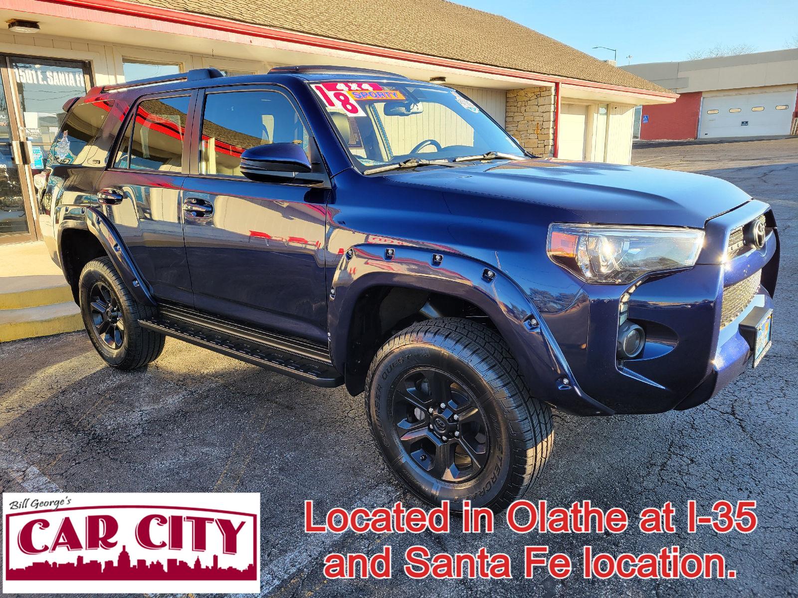 Nautical Blue Metallic 2018 Toyota 4Runner SUV / Crossover Four-Wheel Drive Automatic